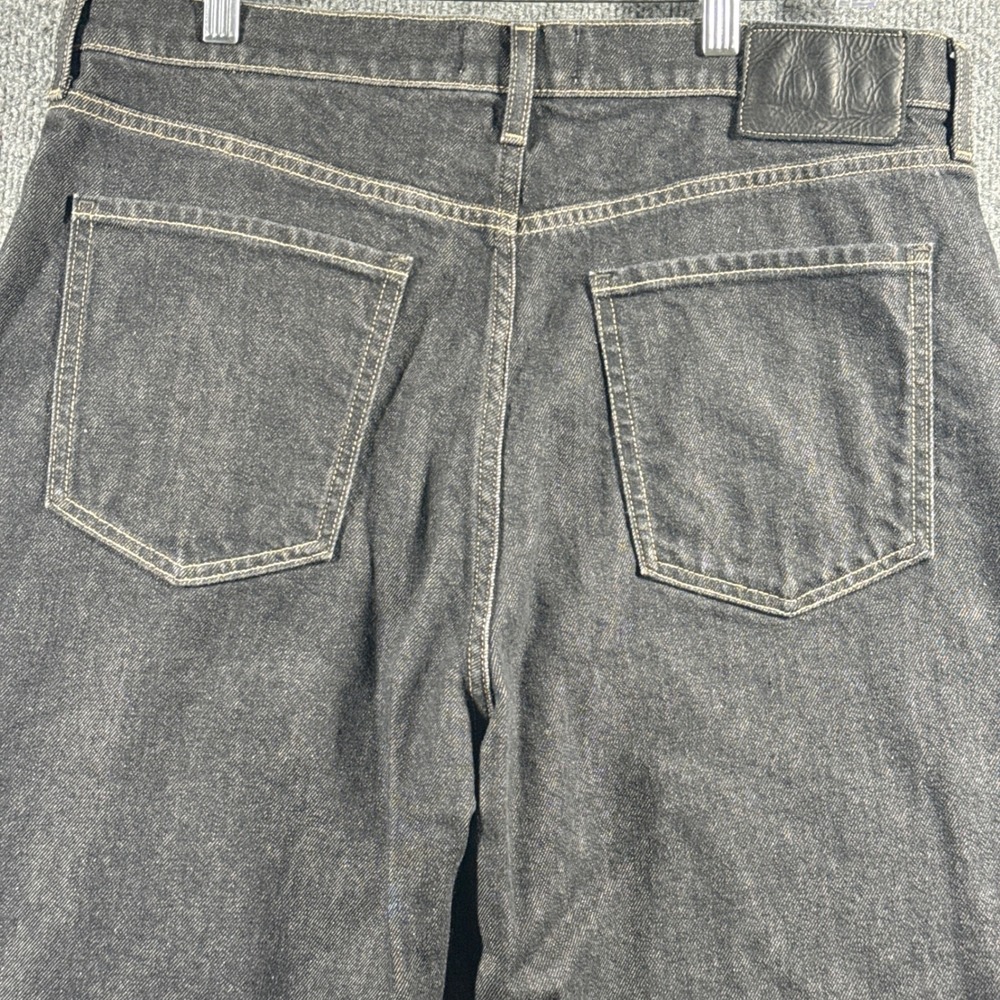 Banana Republic Jeans Mens 32x29 Black Rinse Wash Slim Stacked Bootcut - Picture 4 of 15